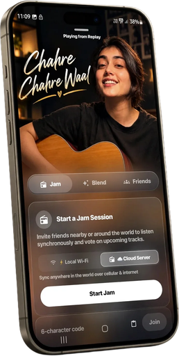 Shiddat Jam session screen